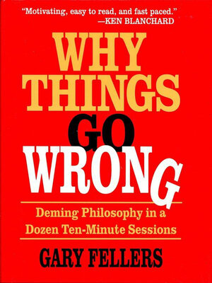 cover image of Why Things Go Wrong